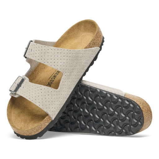 Arizona Stone Coin Embossed Suede Leather Regular
