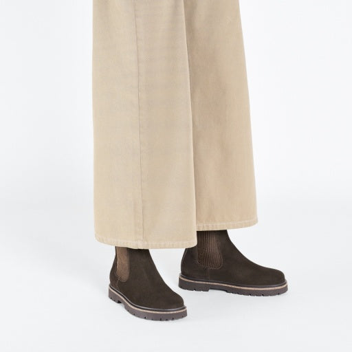 Highwood Slip On W Mocca Suede Leather Regular
