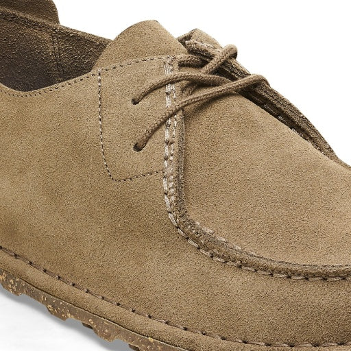 Utti Lace Grey Taupe Suede Leather Regular