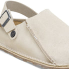 Lutry Eggshell Suede Leather Narrow