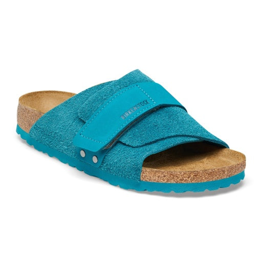 Kyoto Deep Turquoise Suede/Nubuck Leather Narrow