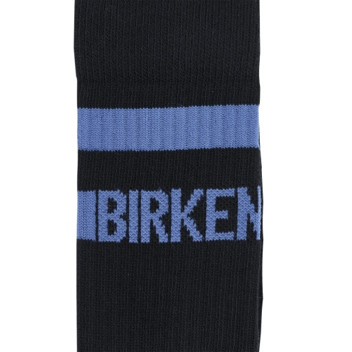 Cotton Crew Stripe Black/Blue