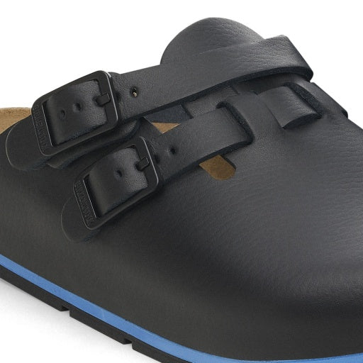 Kay Pro Black PU Coated Natural Leather Narrow