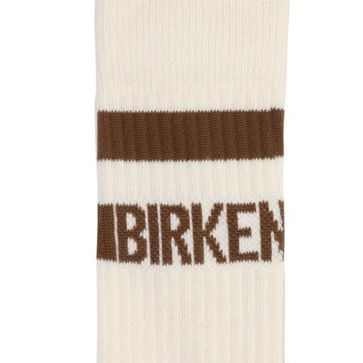 Cotton Crew Stripe Eggshell/Mink