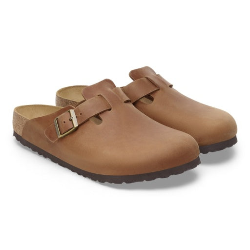 Boston Cognac Oiled Leather Regular