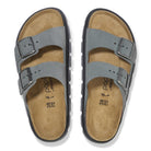 Arizona Chunky Basalt Grey Suede Leather Narrow