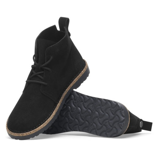 Uppsala Mid Black Suede Leather Regular