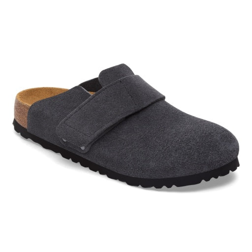 Loma Charcoal Suede Leather Narrow