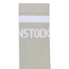 Cotton Crew Stripe Light Grey/White