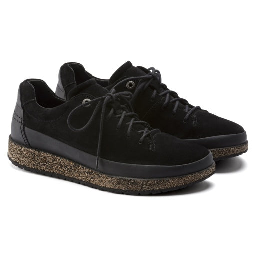 Honnef Low Black Suede Leather Regular