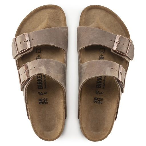 Arizona Tabacco Brown Oiled Leather Narrow