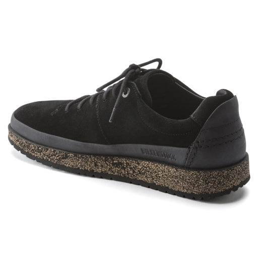 Honnef Low Black Suede Leather Regular