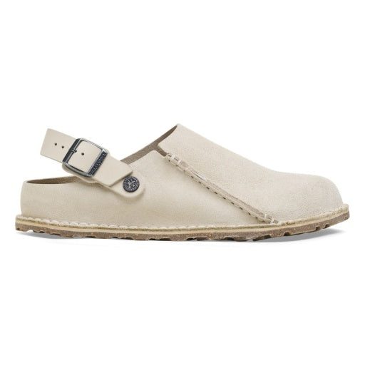 Lutry Eggshell Suede Leather Narrow