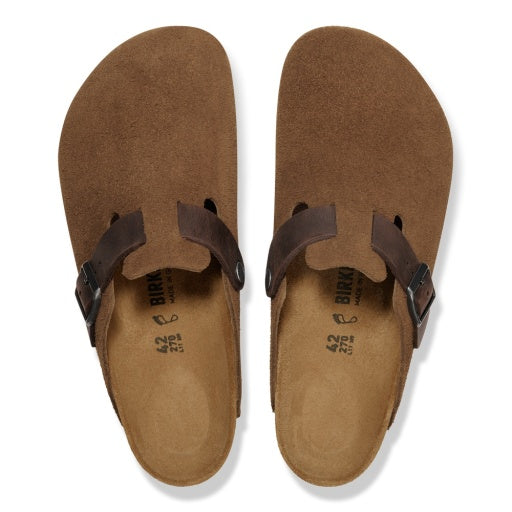 Boston Dark Tea Oiled/Suede Leather Regular