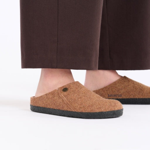 Zermatt Toffee Melange Wool Felt Regular