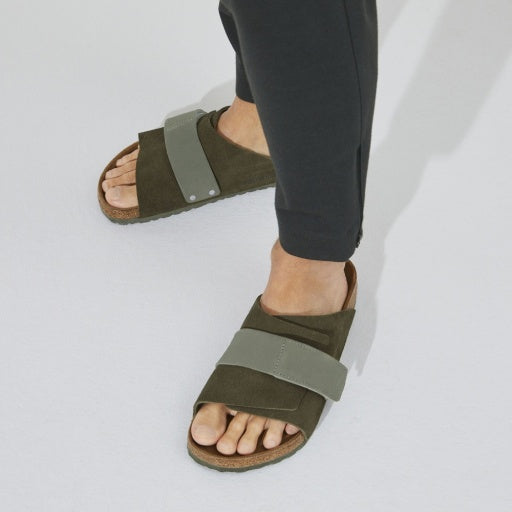 Kyoto Thyme Suede/Nubuck Leather Narrow