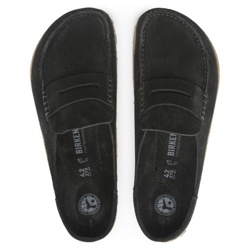 Naples Black Suede Leather Regular