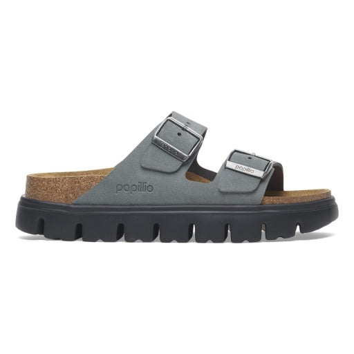 Arizona Chunky Basalt Grey Suede Leather Narrow