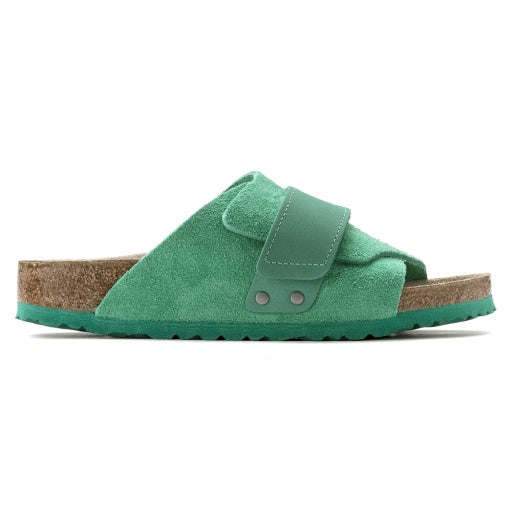 Kyoto Bold Green Suede/Nubuck Leather Narrow