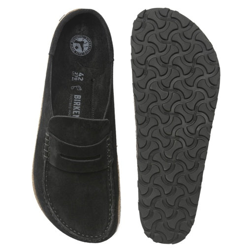 Naples Black Suede Leather Regular