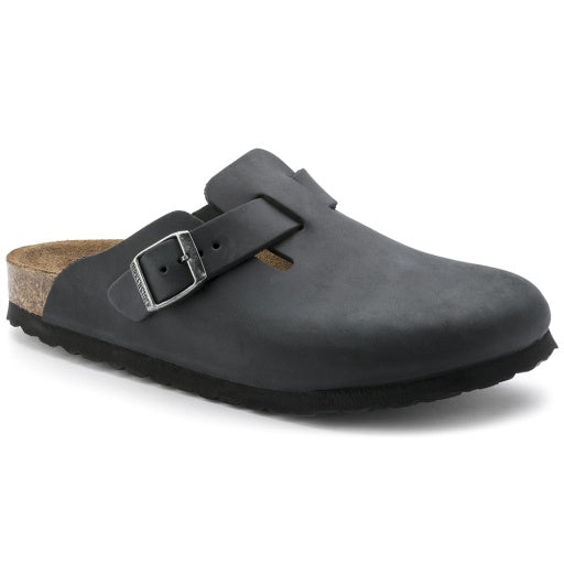 Boston Black Oiled Leather Regular