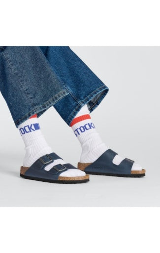 Cotton Crew Stripe White/Red/Blue