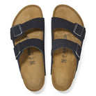 Arizona Corduroy Midnight Embossed Suede Leather Narrow