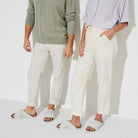 Kyoto Antique White Suede/Nubuck Leather Regular