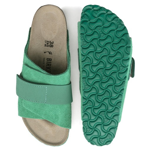Kyoto Bold Green Suede/Nubuck Leather Narrow