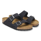 Arizona Corduroy Midnight Embossed Suede Leather Narrow