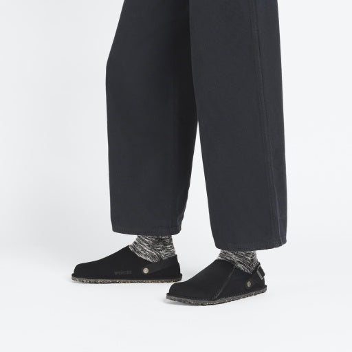 Lutry Black Suede Leather Regular