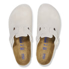 Boston SFB Antique White Suede Leather Narrow