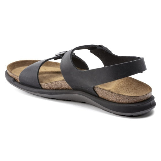 Sonora Cross Town Black Oiled Leather Narrow