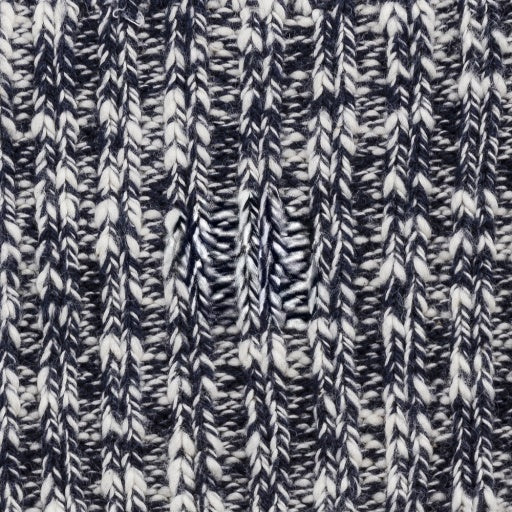 Cotton Slub Blue White