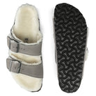 Arizona Shearling Stone Coin Suede Leather/Shearling Narrow