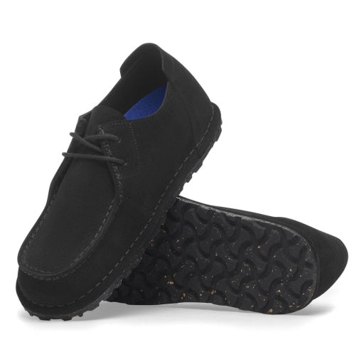 Utti Lace Black Suede Leather Regular