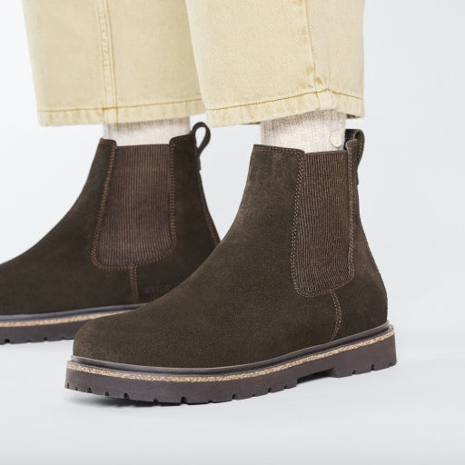 Highwood Slip On M Mocca Suede Leather Regular