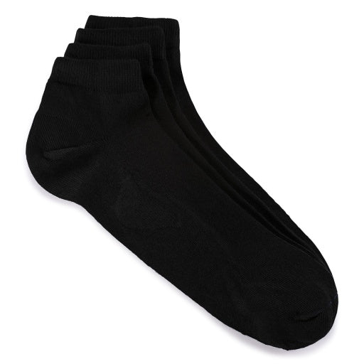 Cotton Sole Sneaker Black 2pk