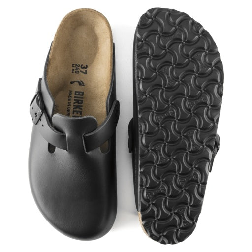 Boston Black Smooth Leather Regular