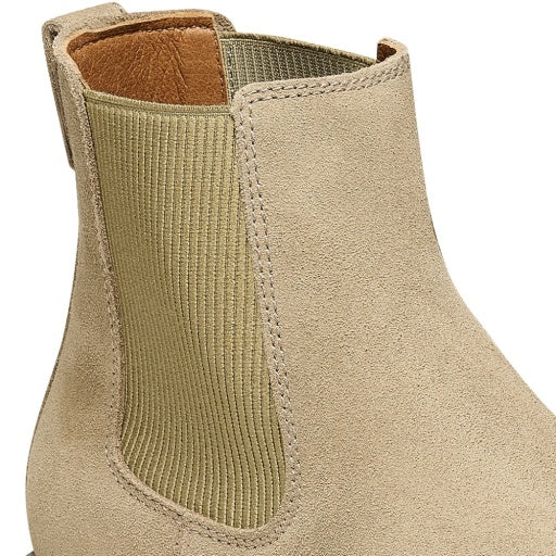 Highwood Slip On W Taupe Suede Leather Regular