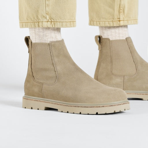 Highwood Slip On M Taupe Suede Leather Regular