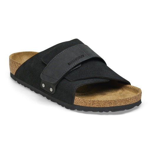 Kyoto Black Suede/Nubuck Leather Narrow