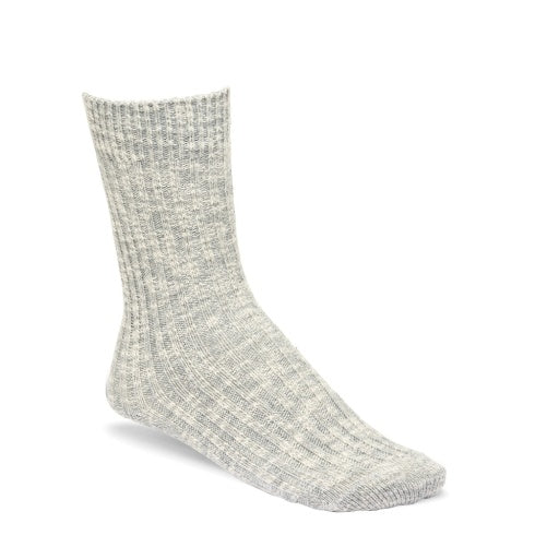Cotton Slub Grey White