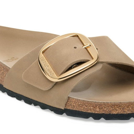 Madrid Big Buckle Tabacco Brown Oiled Leather Narrow