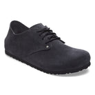 Maine Charcoal Suede Leather Regular