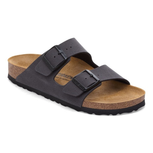 Arizona Velvet Grey Tonal Buckles BirkiBuc Regular