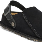 Lutry Black Suede Leather Regular
