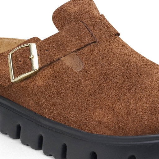 Boston Chunky Dark Tea Leather Narrow