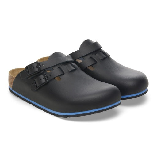 Kay Pro Black PU Coated Natural Leather Narrow