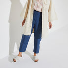 Kyoto Antique White Suede/Nubuck Leather Narrow